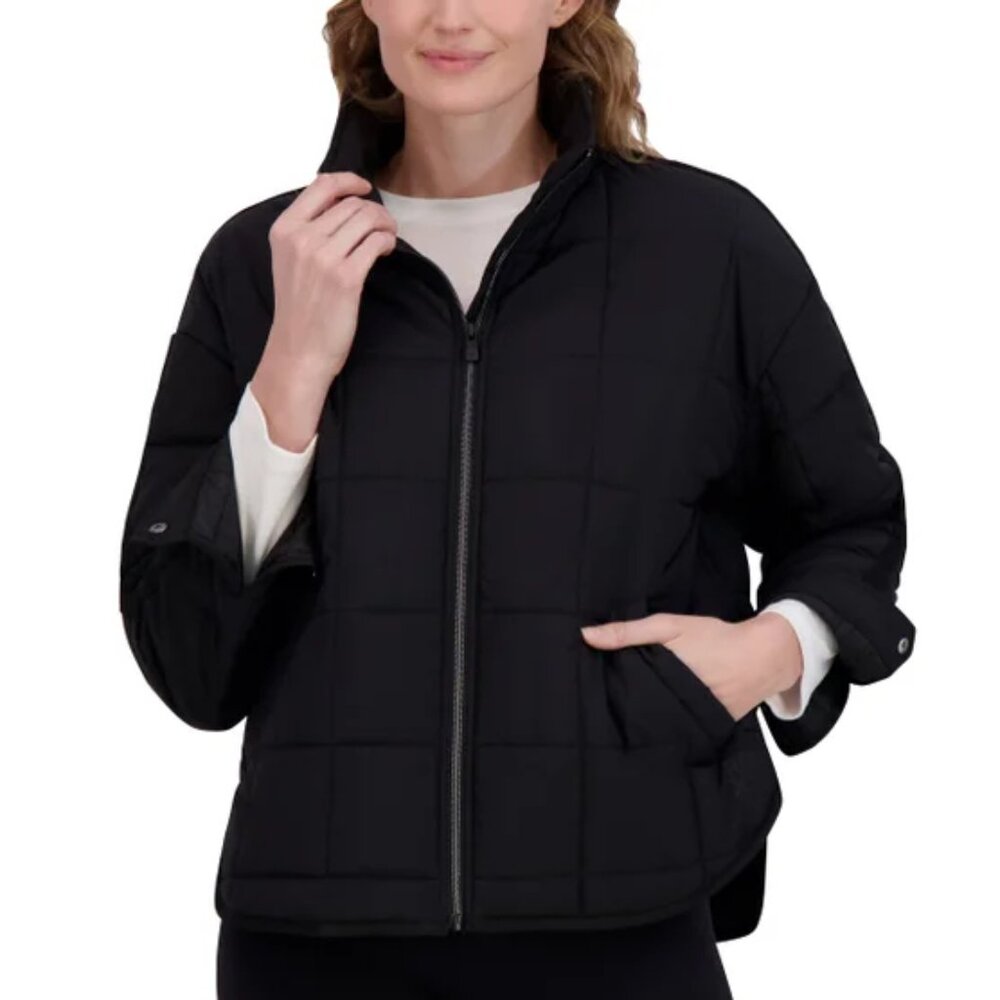 Roxy Women's Quilted Jacket, Brown - Picture 3 of 11